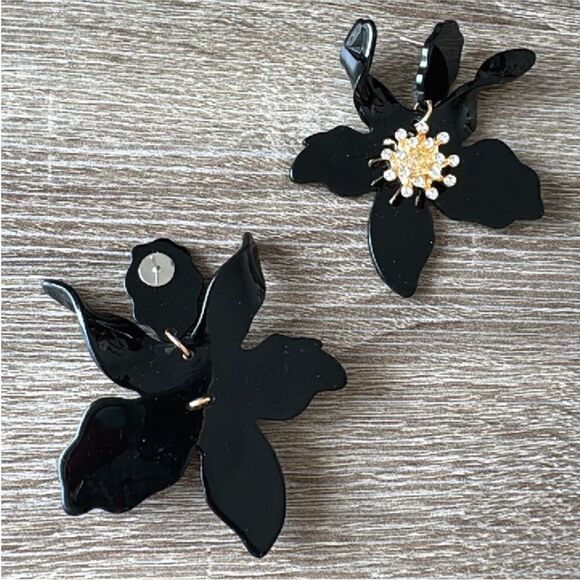 Flower earrings N403 - Picture 4 of 4